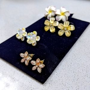 Flower Stud Earring Bundle